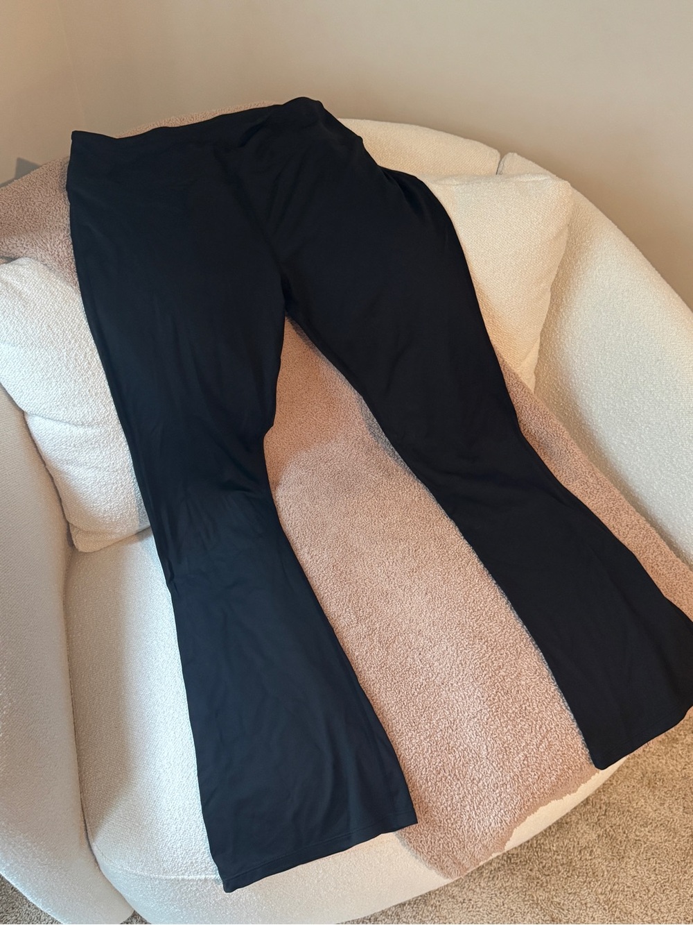 VENUS Black Boot-Cut Jumpsuit Pants
